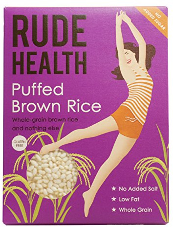 Rude Health Puffed Brown Rice 225g X 5 (Pack of 5)