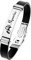 ODETOJOY 12 Konstellationen Sternzeichen Armband Damen Surferarmband Armreif Seil Sternbild Edelstahl Manschette Männer Gummi Horoskop Astrologie Armband mit Pulseras Schmuck (Wassermann)