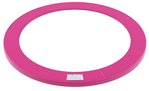 SONGMICS Trampolin Randabdeckung, Federabdeckung in Standardgröße für 305 cm Trampoline, Ø 305 cm, 30 cm breit, UV-resistent, reißfestes Trampolinzubehör, Randschutz, pink STP010P01