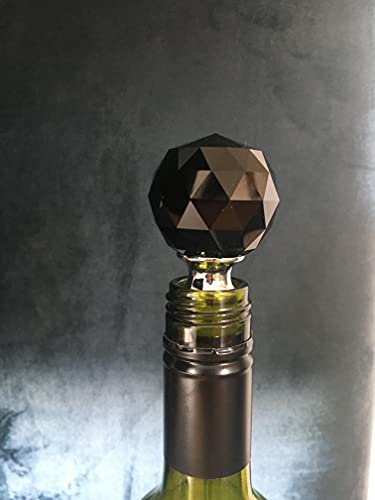 Bouchon de bouteille en cristal (noir)