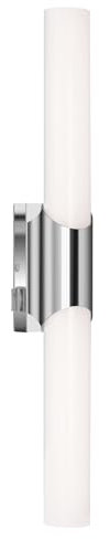 Briloner Leuchten - LED Badleuchte, Badlampe IP44, Badezimmerleuchte 11 Watt, 1300 Lumen, 4000 Kelvin, Chrom-Weiß, 470x65x68mm (LxBxH)