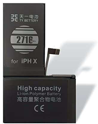 [TY BETTERY] Akku Batterie kompatibel mit iPhone X | 2720 mAh | A1865, A1901, A1902 | 24 Monate Garantie
