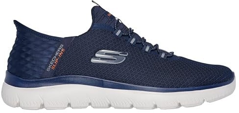 Skechers Summits High Range, Sneaker Uomo, Navy Mesh Trim, 47.5 EU