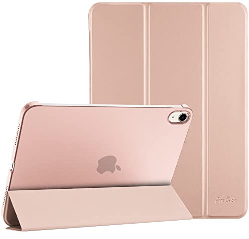 ProCase Hülle für iPad A16 11 Generation 2025 11/ iPad 10. Generation 2022 10,9'' Case Leicht Dünn Hart Schutzhülle Smart Cover Hülle Auto Wake/Sleep -Rose Gold