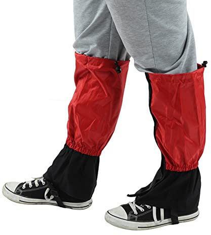 SYH&AQYE Gamaschen Wasserdicht, Schneebein-Gamaschen zum Wandern, leicht verstellbare Unisex-Skifahren Camping Jagd Golf Outdoor-Stiefel-Beins chutz-Beschützer Geschenk für Frauen Männer