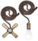 Voihamy Cable tracción para luz, 2 Extensores Interruptor Cuerda tracción para Bombilla, Herramienta electrodomésticos no fácil oxidar para Ventiladores Techo, lá Paras