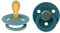 BIBS Colour Symmetrical Schnuller 2er Pack, BPA-frei Dummy-Schnuller, Symmetrischer Nippel. Silikon, Hergestellt in Dänemark, Größe 2 (6-18 Monate), Island Sea/Forest Lake