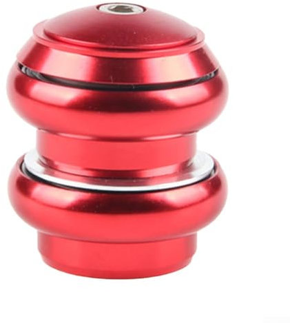 Ensemble fourche de vélo, vélo électrique, 34 mm, robinet à roulement extérieur Perrin, jeu de bol VTT et casque de vélo de montagne 5,3 x 4,6 cm (rouge)