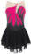 TiaoBug Abito da Pattinaggio Artistico Bambina Vestito da Balletto Leotard Vestito Pattinato Ballerina Pattinatrice Ragazza Body Danza Classica Allenamento 4-14 Anni Rosa caldo J 11-12 anni