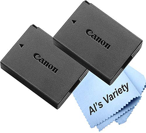 Canon LP-E10 Lot de 2 batteries lithium-ion pour Canon Eos Rebel T3, T5, T6, T7, T100, 2000D, 4000D (emballage en vrac)