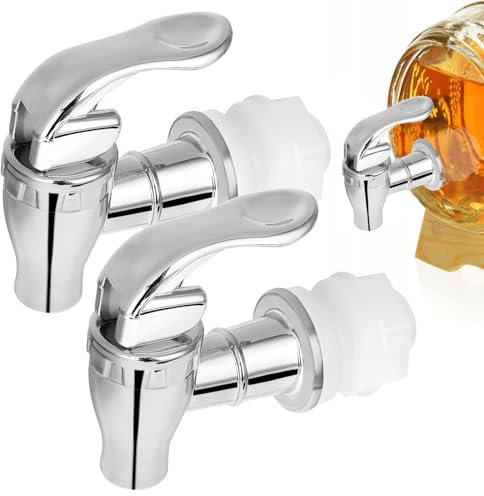 Simarro Lot de 2 Robinets pour Distributeur de Boissons - Rechange pour Récipient en Verre, Café, Jus de Fruits, Fontaine à Boire