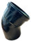 110MM Black Soil Pipe and Ring Seal Fittings Push Fit Fittings Single Socket 45 Bend Elbow