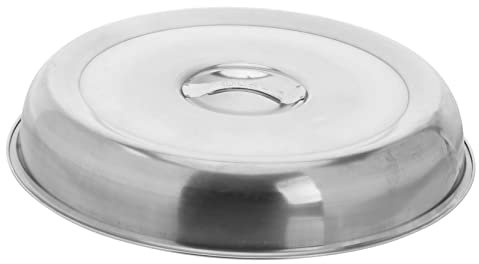 Alipis Stainless Steel Food Covers, Plate Covers Cheese Melting Dome, Hot Plates for Keeping Food Warm Kitchen Flat Top Grill Cooking Hamburger Steak Cover
