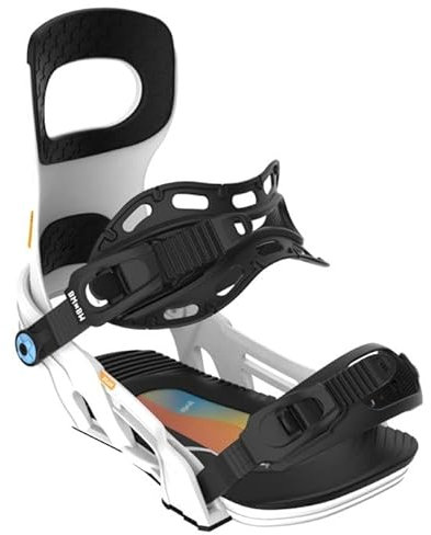 Bent Metal Beam Damen Snowboard-Bindungen, S/M: US W 5-8, Weiß