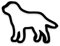 Ausstechform Labrador Hund mit leicht zu schiebendem Design (11,4 cm)