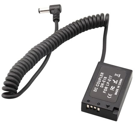 LP-E17 Power Adapter Dummy Battery for Canon 77D 800D 200D R8 Digital Camera