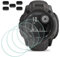 MTHGH Protettiva Pellicola compatibile con Garmin Instinct 2X Smartwatch Protezione Schermo[4 pezzi] + tappi anti-polvere 5 pezzi, durezza 11H antigraffio senza bolle di protezione