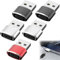 5PCS USB C to USB Adapter USB C Female to USB Male Adapter for iPhone 16 15 Type C to USB Adaptor Car Charger Adapter USB Converter for Mobile Phone and Laptops etc.(Silver,Red,Black,Gray)