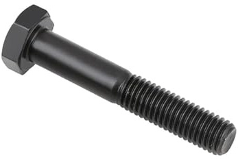 MIKFESPO 1 Unidad M14, Tornillos de Cabeza Hexagonal Exterior Negros de Media Rosca, Tornillos de Cabeza Hexagonal Externa, Pernos de Acero de aleación de Grado 12,9 de Alta Resistencia(M14x130-HT)