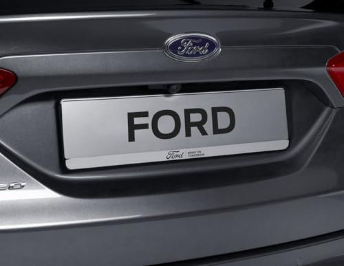 Ford Genuine Bring On Tomorrow Number Plate License Holder Surround Blue Logo 2569770