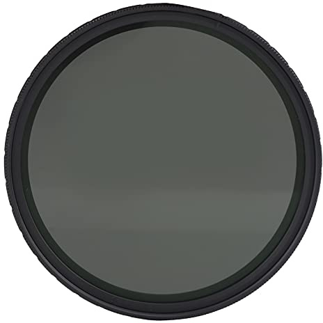 Qukaim FOTGA Variabler ND-Filter, verstellbarer ND2-ND400 Graufilter für Spiegelreflexkamera, 77 mm, kompatibel mit Foto- und Videografieanwendungen