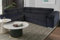 IE INTERIOR EMPORIUM Artic Corner Sofa Bed with Storage, Grey Fabric, Left or Right Orientation, Pull-Out Mechanism, Adjustable Headrests (Black, Left Corner)