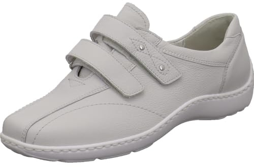 Waldläufer Henni Damen Slipper Leder Latte grau Latte grau