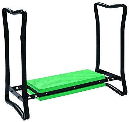 Foldaway Garden Kneeler & Seat, Black/Green