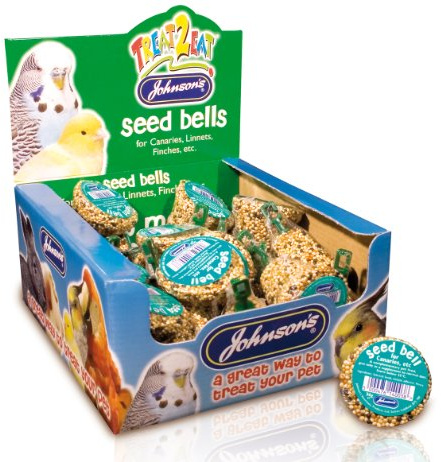 Johnsons Veterinary Products Ltd Jvp Treat2Eat Canary/Finch Seed Bell 34G