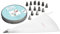 KitchenCraft Sweetly Does It Piping Bag and Nozzles in Storage Tin, 16 Piece Cake Decorating Gift Set