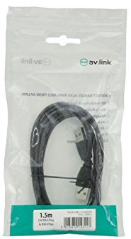 AV Link 113.003UK 1.5 m USB A to USB B Printer Lead Cable