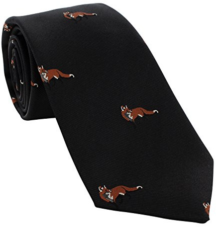 Michelsons of London Fox Seidenkrawatte