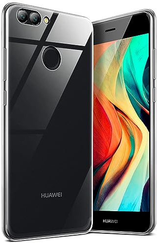 moex für Huawei nova 2 Hülle Durchsichtig, Silikon Handyhülle Transparent, Clear Case Ultra Slim, Backcover Schutzhülle Dünn, Silikonhülle Minimalistisch, Aero Case, Klar