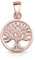 DTPsilver® Ciondolo Celtico in Argento 925 Placcato in Oro Rosa - Ciondolo Albero della Vita
