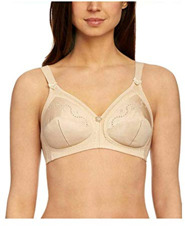 Triumph Womens Elasti Cross + Cotton N Bra, Teint, 40B UK