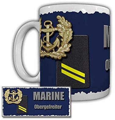 Tasse Marine Obergefreiter Einsatzgruppenversorger Bonn Rangabzeichen #29298