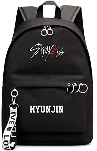 NCTCITY Rucksack Student Daypack Schultasche Geschenkwaren Laptoptasche College School Bookbag Reise Schule Canvas Bags Bang Chan Changbin Hyunjin Han Felix Seungmin