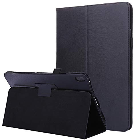 Lobwerk - Funda para Lenovo Tab E10 TB-X104F (10,1 Pulgadas, función Atril) Negro Negro