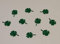 Sparfroh Bastelbedarf KLEEBLATT KLEIN - 10er Set - 20 mm