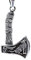 Kiss of Leather Axt Anhänger aus 925 Sterling Silber Nr. 395