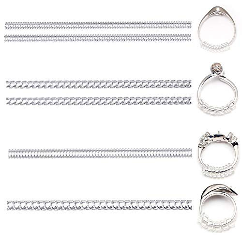 Ringverkleinerer, Ringe Einsteller für Lose Damen- und Herrenringe, Set mit 4 Größen