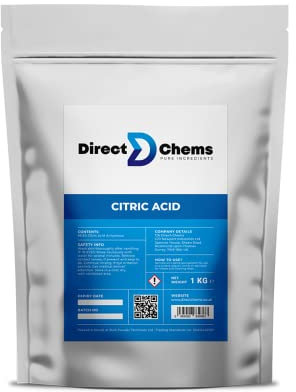 Citric Acid Cleaning 1KG 5KG 25KG | Descale Kettles, Shower Heads, Coffee Machines | Food Grade | No additives | Effective | Safe | Premium Quality