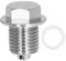 Aramox Ölablassschraube, M14x1,5mm Ölablassschraube Edelstahl Neodym-Magnet Ölwannenschraube Ölablassschraube Adapter Ölablassschraube Reparatursatz Universal