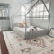 Sweet Home From Wood Hausbett mit rausfallschutz, Bett mit entnehmbarem Bettgitter/Rausfallschutz, Lattenrost, Hausbett (140 x 200 cm, Grau)