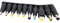 Adattatore di Alimentazione Universale per Caricabatterie per Laptop Nero 10Pcs Dc 5.5Mm Connettore per Adattatore per Caricabatterie per Notebook Multifunzione Universale per