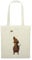 Spreadshirt Dackel mit Hummel Süßestes Dackel Geschenk Stoffbeutel, One size, Natur