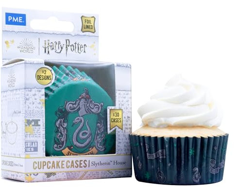 PME Harry Potter Cupcake-förmchen Folienbeschichtet, 30er-set, Slytherin