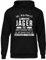 UGLYSHIRT Leg Dich Niemals mit einem Jäger an Herren Kapuzenpullover | Förster Jagd Hunt Hunting Hoodie Waidmannsheil Outdoor Förster Forstwirt Pullover | Schwarz (M)