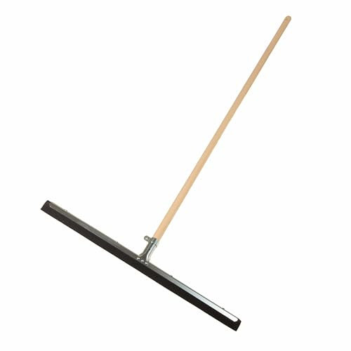 SIDCO Wasserschieber Metall + Holzstiel Bodenabzieher Bodenwischer Wasserabzieher 60cm