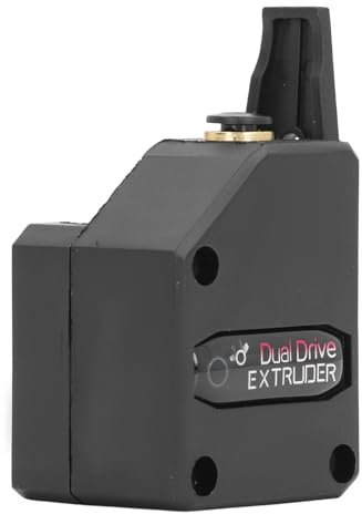 NDNCZDHC Dual Gear Extruder, 3D-Drucker-Extruder 1,75 mm Filament-Extruder, kompatibel mit CR10, Ender, D9, Anet E10, Et4, Geeetech, Mizar S, Cr10S, Prusa I3